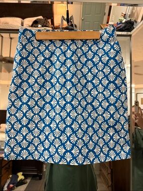 Boden - Shell Fan Print A-Line Skirt